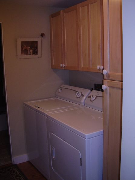 Washer and dryer in hallway