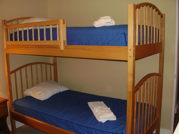 Bunk beds in second bedroom